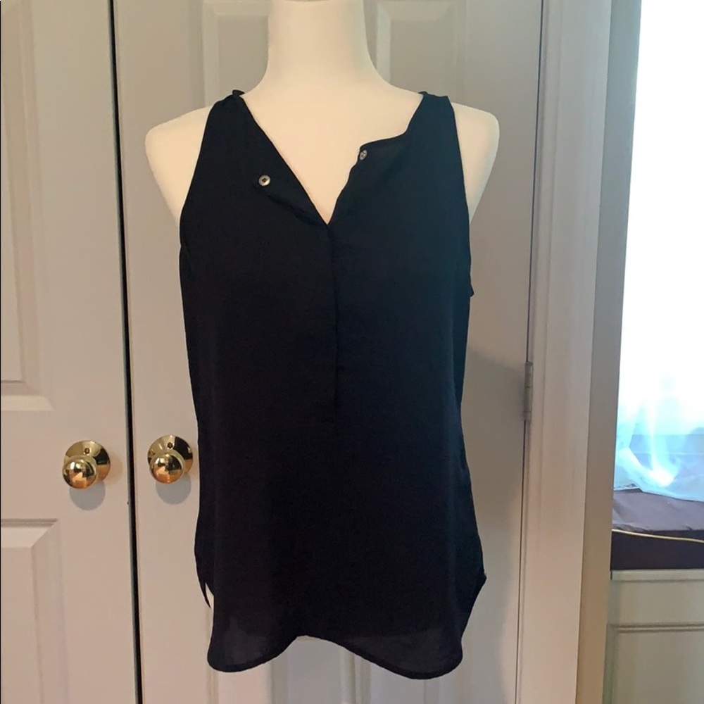 Banana Republic Navy Sleeveless Top